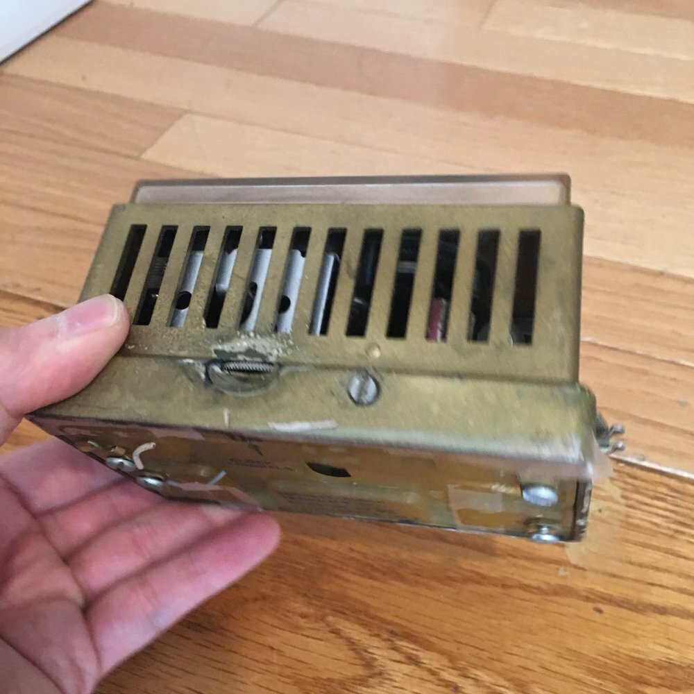 Vintage 1950s Honeywell Electric Clock Thermostat-USA Made-AT75 OR AT82 - Picture 5 of 10